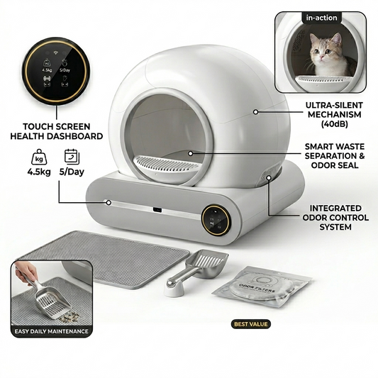 Automatic Litter Box Cat Toilet Smart Pooper Scooper LUBHUX