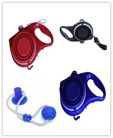 Pet Supplies With Water Bottle, Cup, Pet Rope LUBHUX