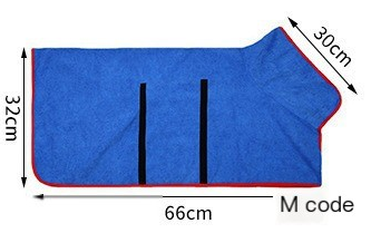 Microfiber Dog Bathrobe Towel for Fast Drying LUBHUX