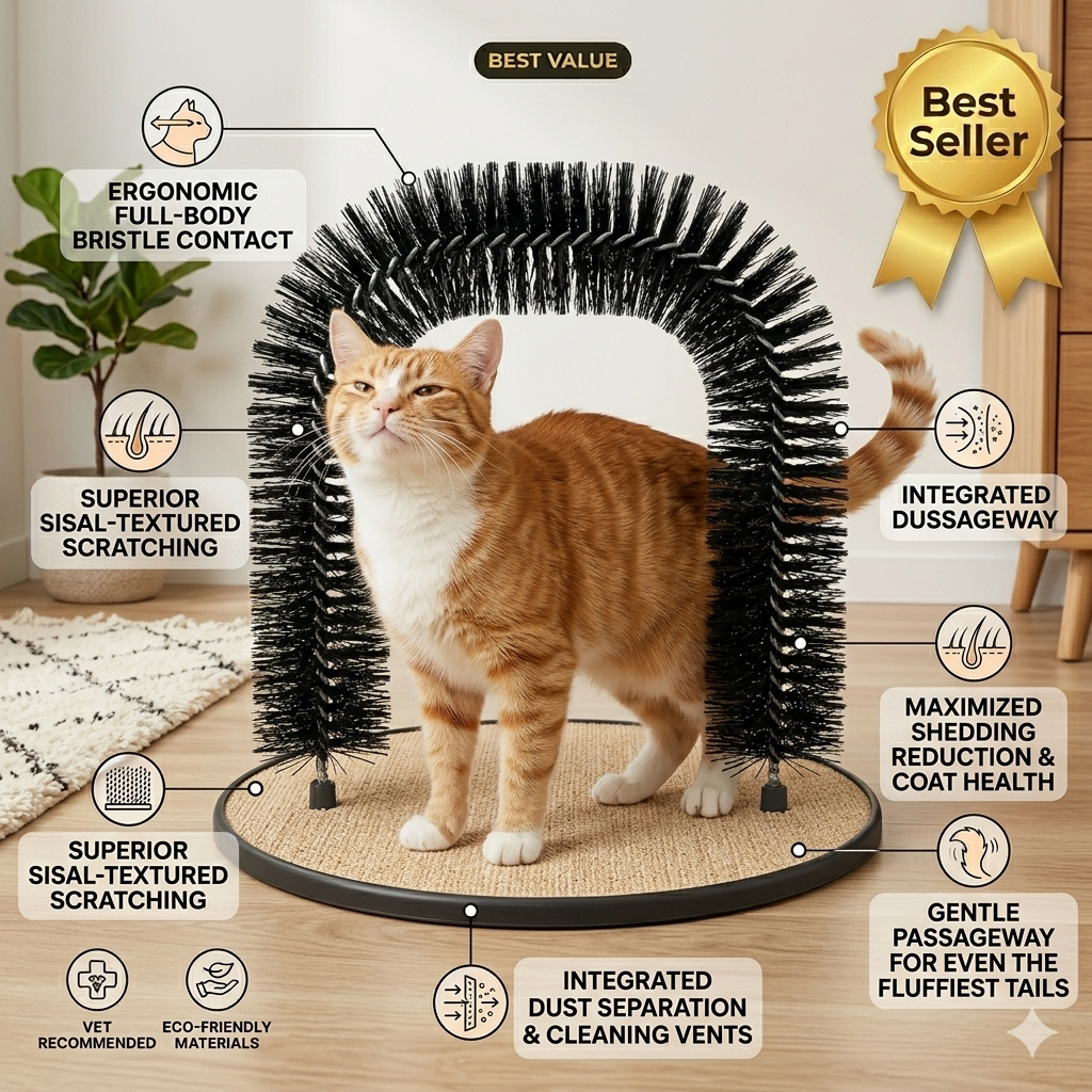 Grooming Cat Toy Arch LUBHUX